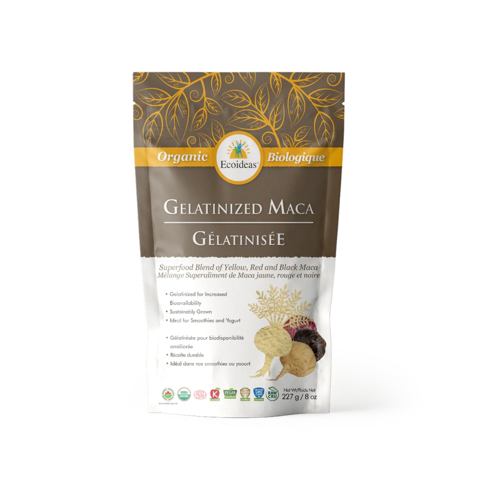 Ecoideas Organic Gelatinized Maca 227g