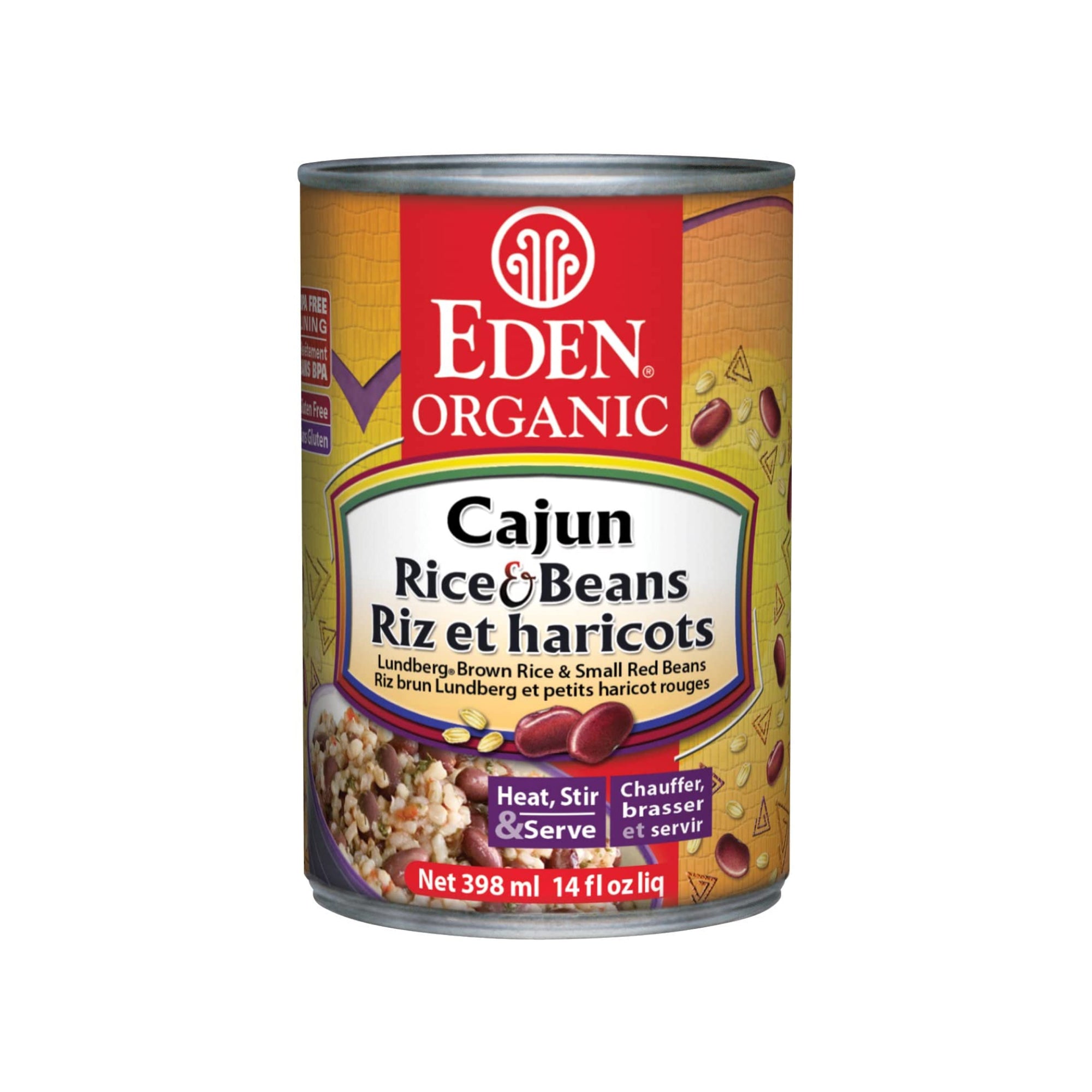 Eden Organic Cajun Rice & Small Red Beans 398ml