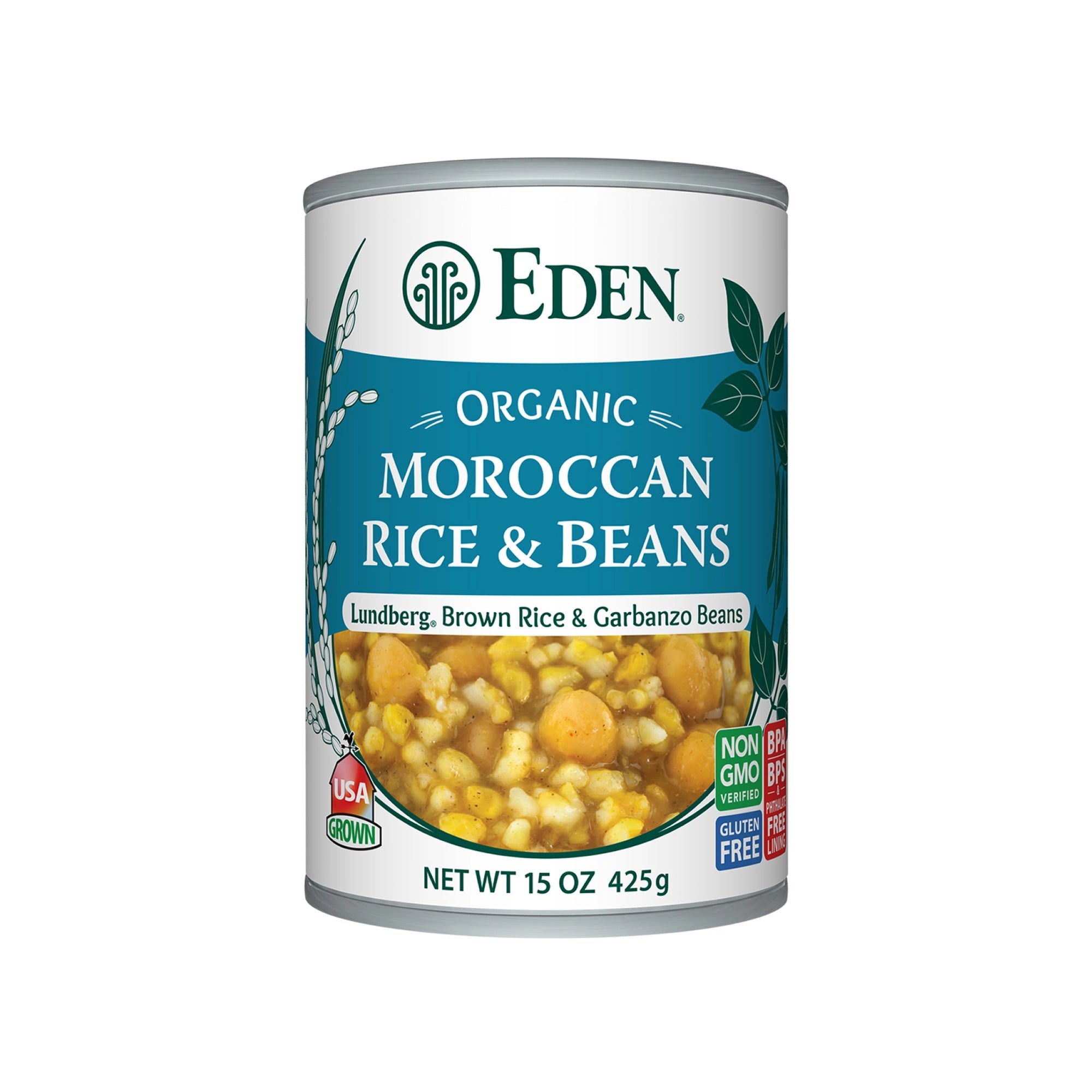 Eden Organic Moroccan Rice & Garbanzo Beans 425g
