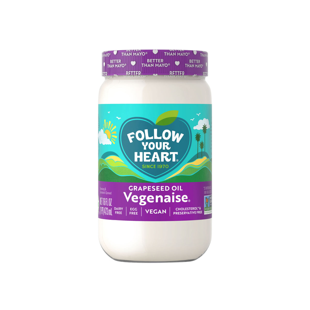 Follow Your Heart Grapeseed Oil Vegenaise 473ml