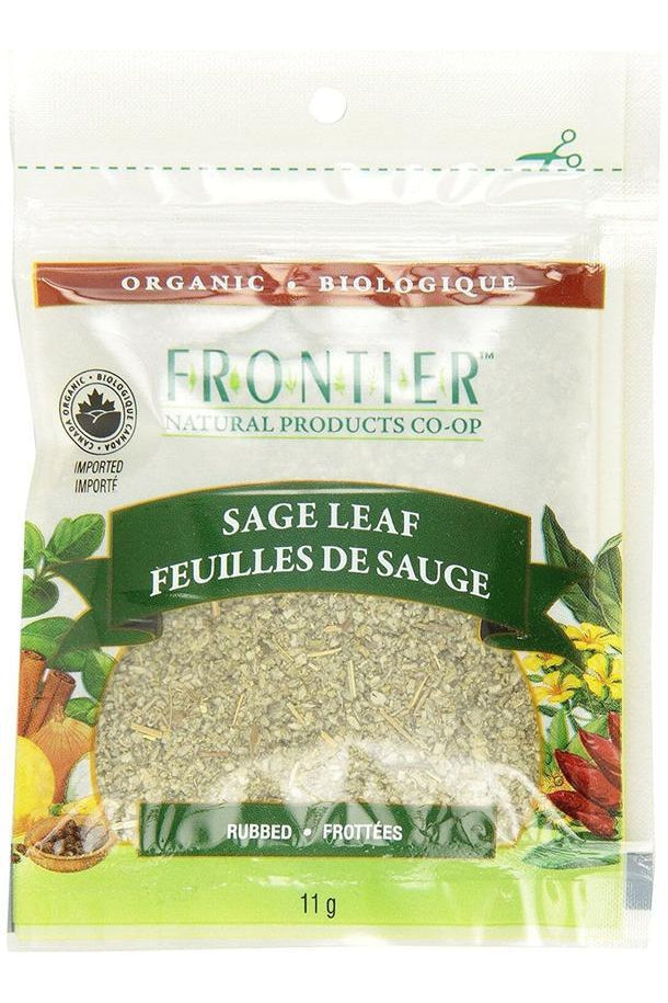 Frontier Organic Rubbed Sage Leaf 11g