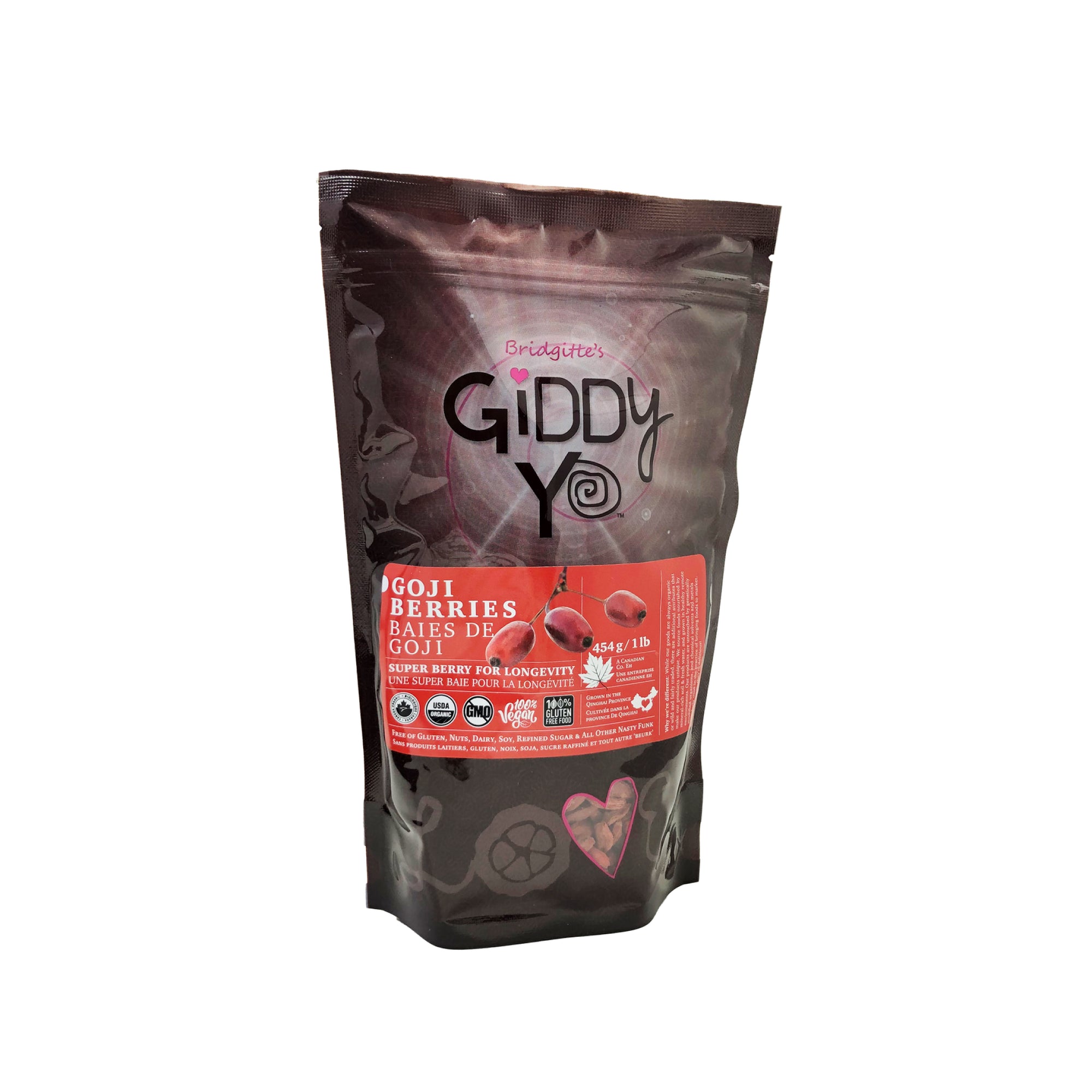 Giddy Yoyo Organic Goji Berries 454g