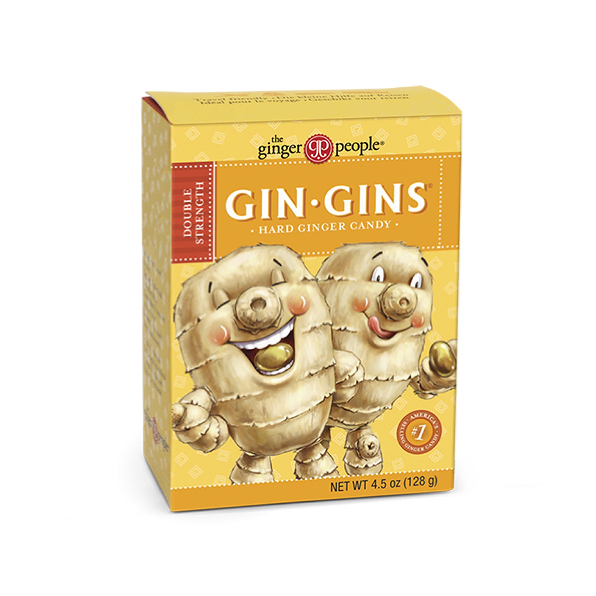 Ginger People Gin Gins Double Strength Ginger Candy 128g