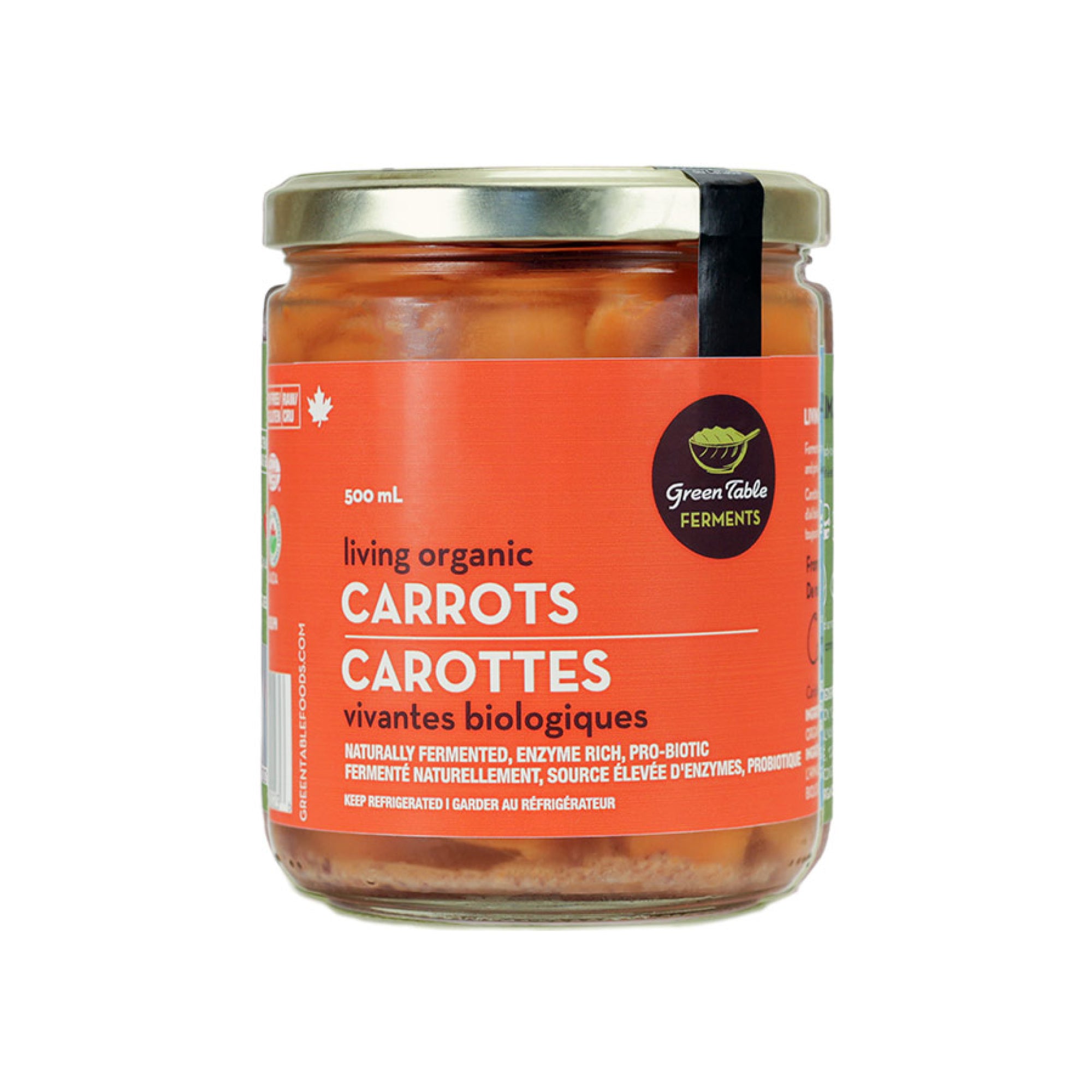 Green Table Foods Living Organic Carrots 500ml