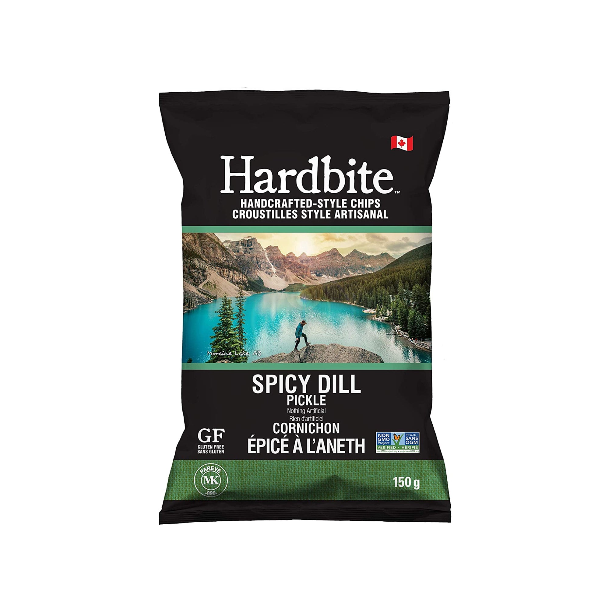 Hardbite Spicy Dill Pickle Potato Chips 150g