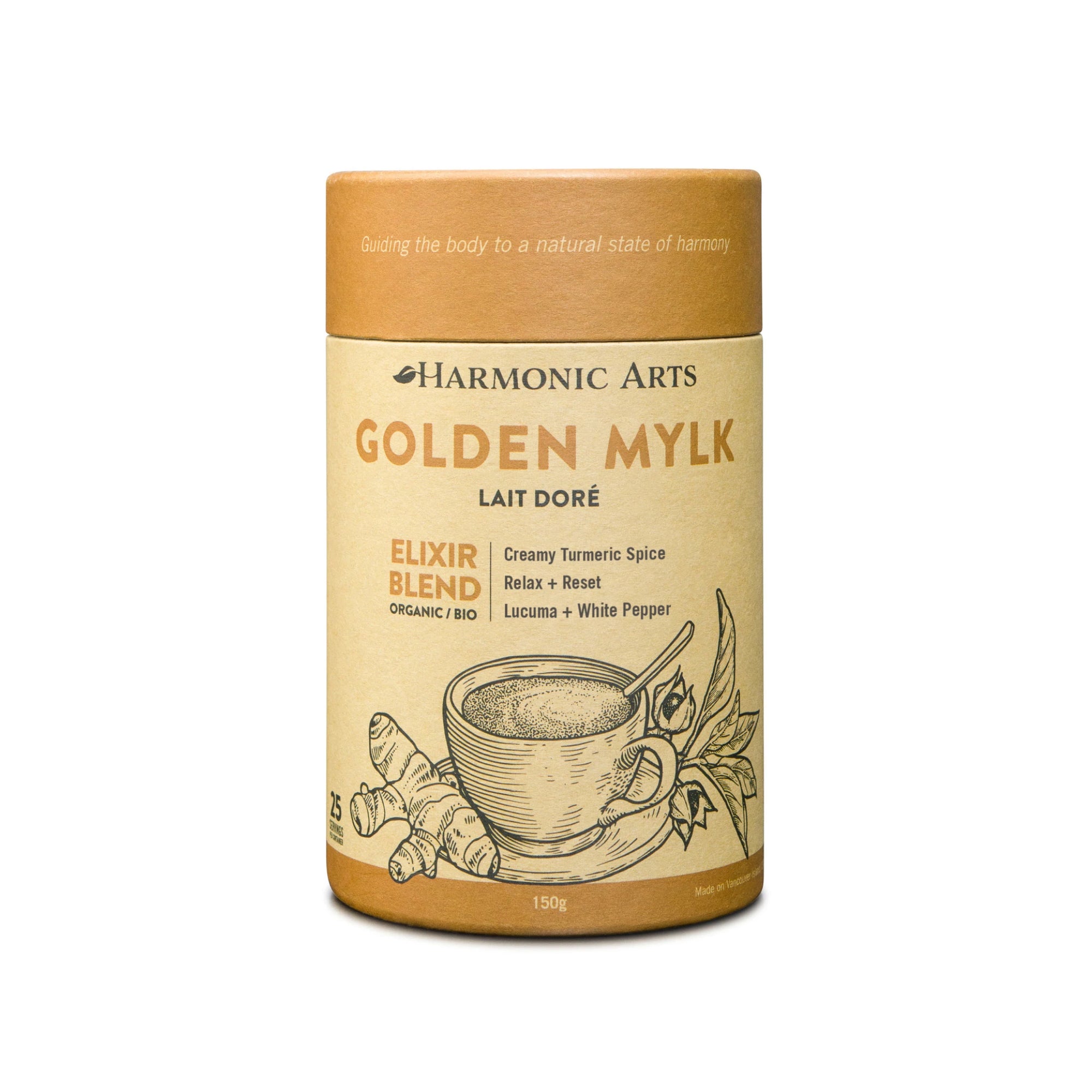 Harmonic Arts Organic Golden Mylk Elixir 150g