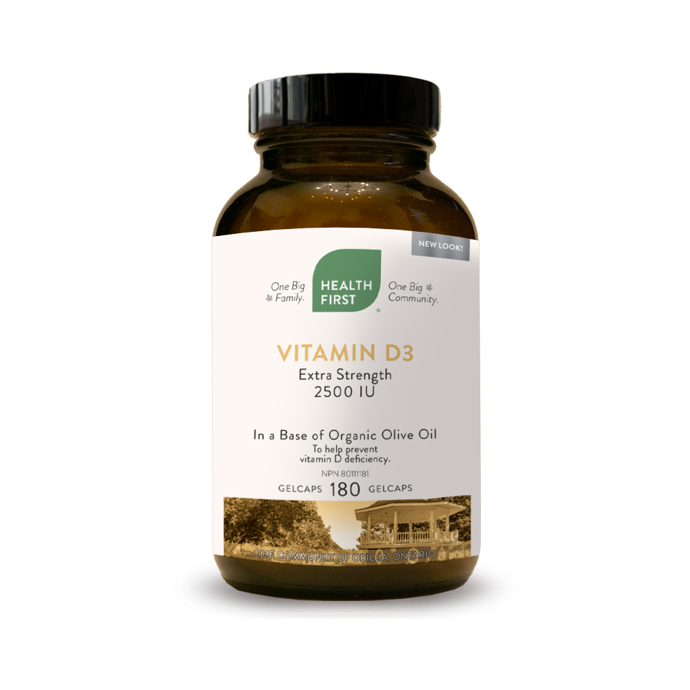 Health First Vitamin D3 Extra Strength 2500IU 180s