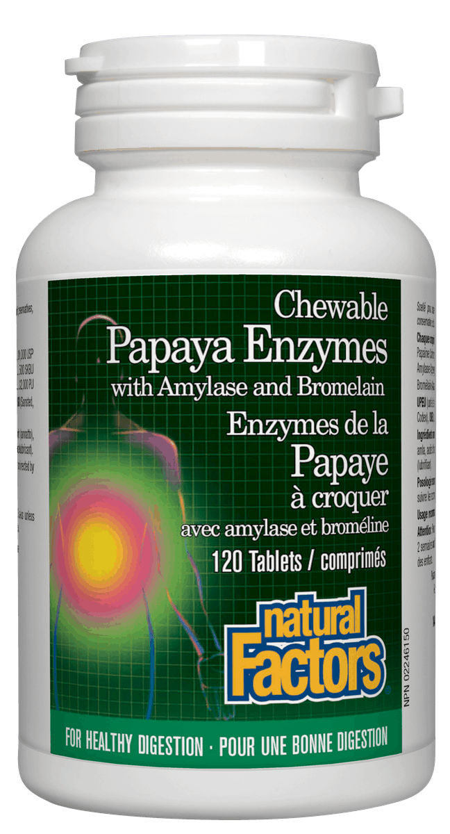 Natural Factors Papaya Enzymes 120s