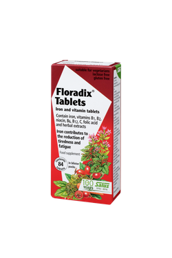 Salus Floradix Iron and Vitamin Tablets 84s