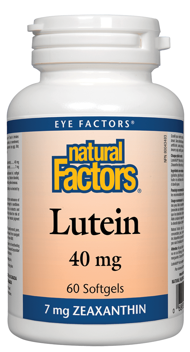 Natural Factors Lutein 40 mg 60s