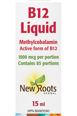 New Roots B12 Methylcobalamin 1000mcg 15ml