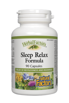 Natural Factors Sleep Relax Formula 90s