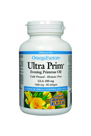Natural Factors Ultra Prim Evening Primrose Oil 1000 mg 90s