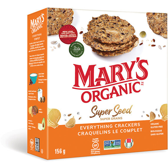 Mary's Organic Super Seed Crackers - Everything