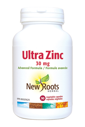 New Roots Ultra Zinc 30 mg 90s