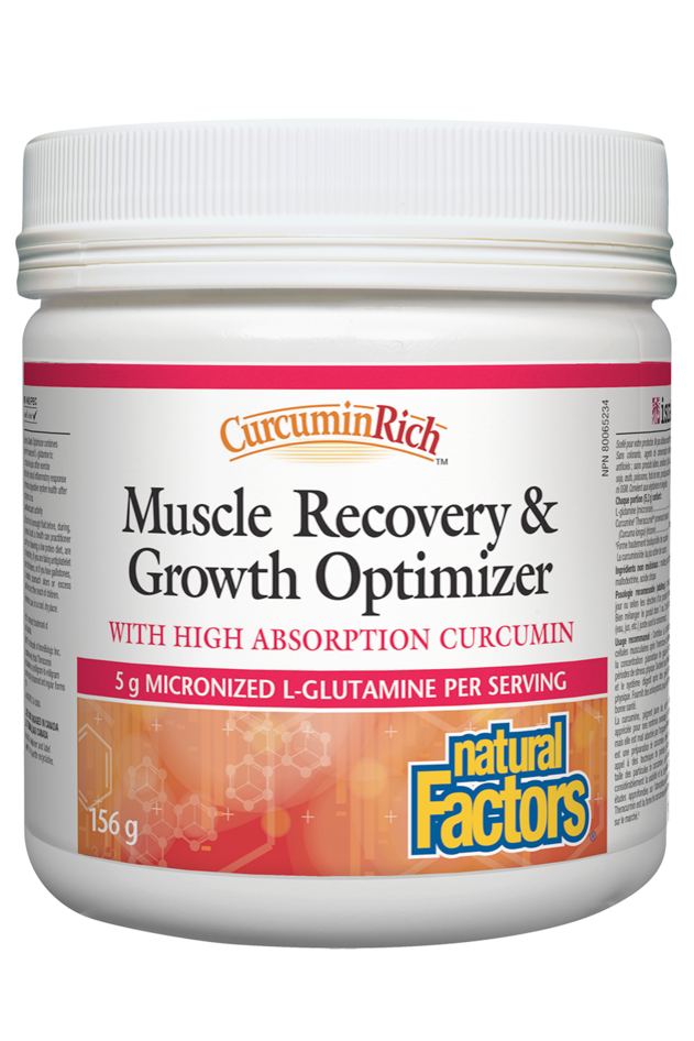 Natural Factors CurcuminRich Muscle Recovery & Growth Optimizer 156g