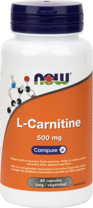 NOW L-Carnitine 500mg 60s