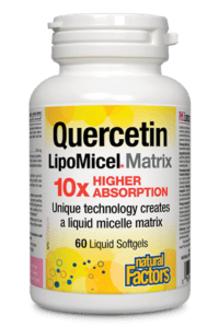 Natural Factors Quercetin LipoMicel 60s