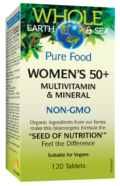 Whole Earth & Sea Women's 50+ Multivitamin & Mineral 120s