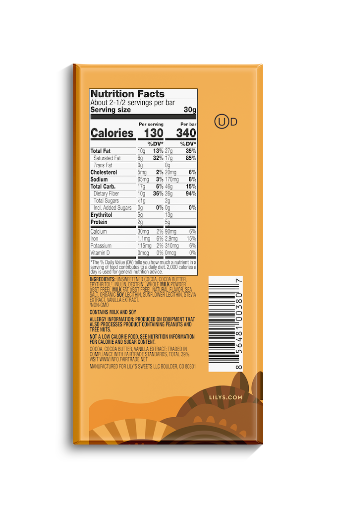 Lilys Salted Caramel Milk Chocolate 80g