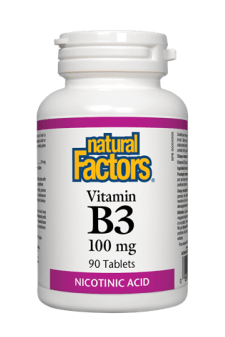 Natural Factors Vitamin B3 100 mg 90s