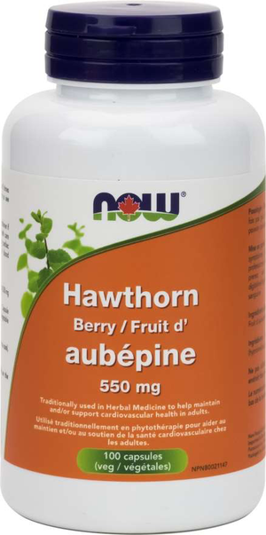 Now Hawthorn Berry 550mg 100s
