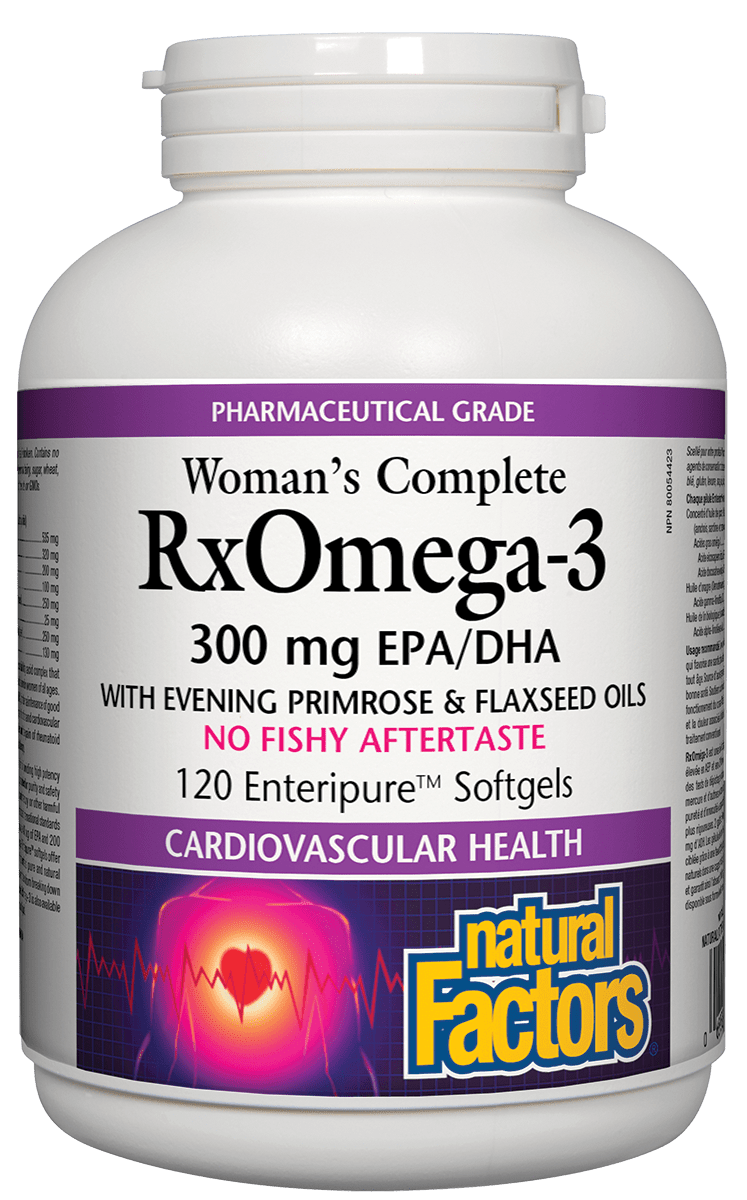Natural Factors Women's Complete RxOmega-3 120s