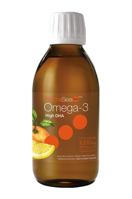 NutraSea DHA Omega-3 Citrus 1000 mg 200 ml