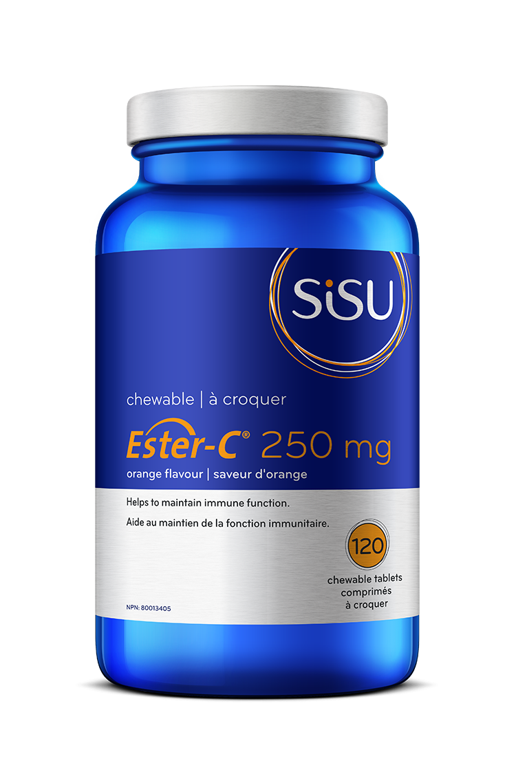 SiSU Ester-C Chewable 250 mg Orange Flavour 120s