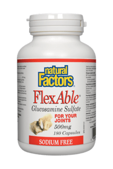 Natural Factors FlexAble Glucosamine Sulfate 500s