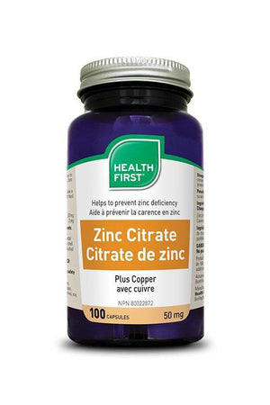 Health First Zinc Plus Copper 100s