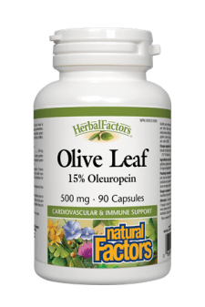 Natural Factors Olive Leaf 90s