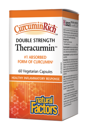Natural Factors CurcuminRich Double Strength Theracurmin 60s