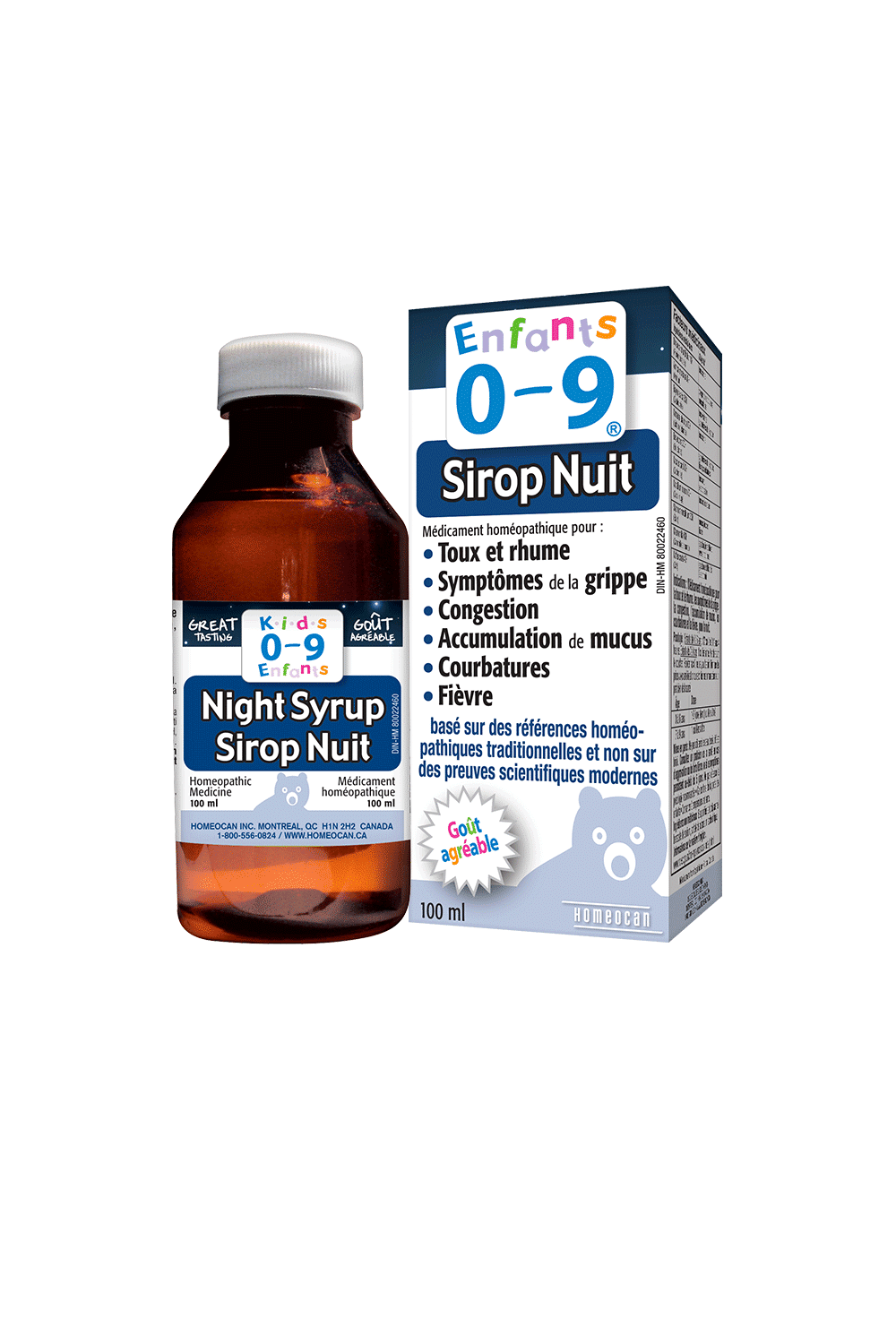 Homeocan Kids Cough & Cold Night Syrup 100ml