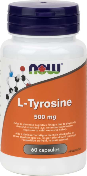 NOW L-Tyrosine 500mg 60s