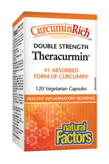 Natural Factors CurcuminRich Double Strength Theracurmin 120s