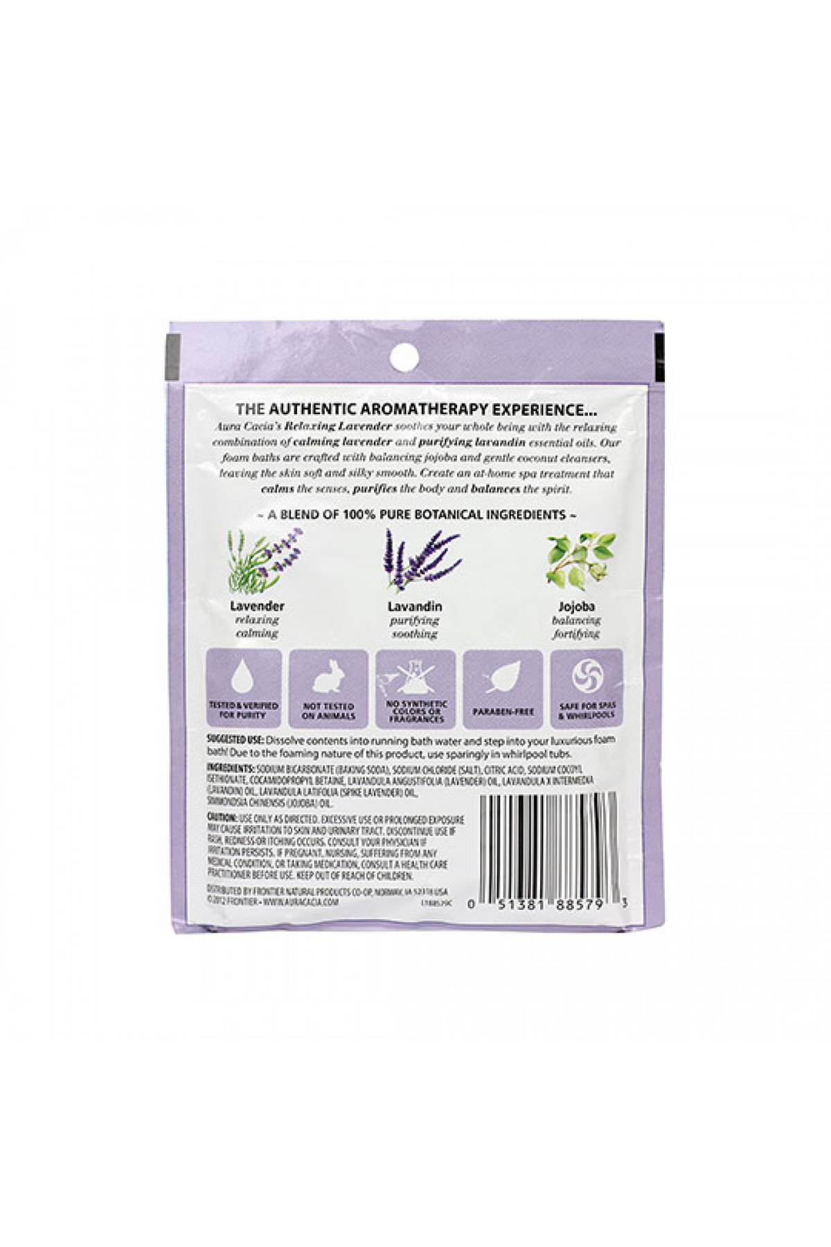 Aura Cacia Lavender Foam Bath 70.9g