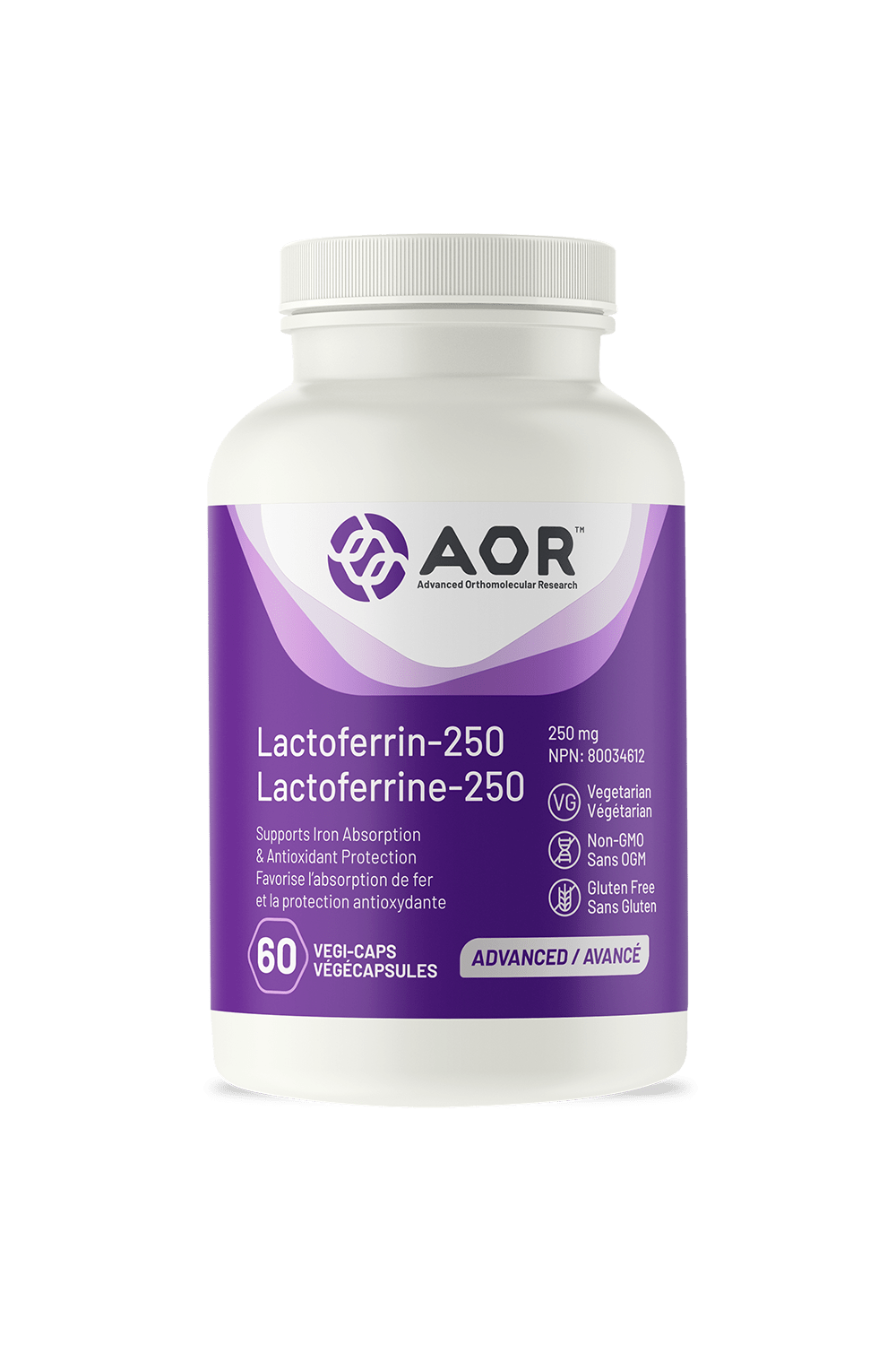 AOR Lactoferrin-250 60s