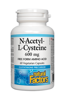 Natural Factors N-Acetyl-L-Cysteine 600mg 60s