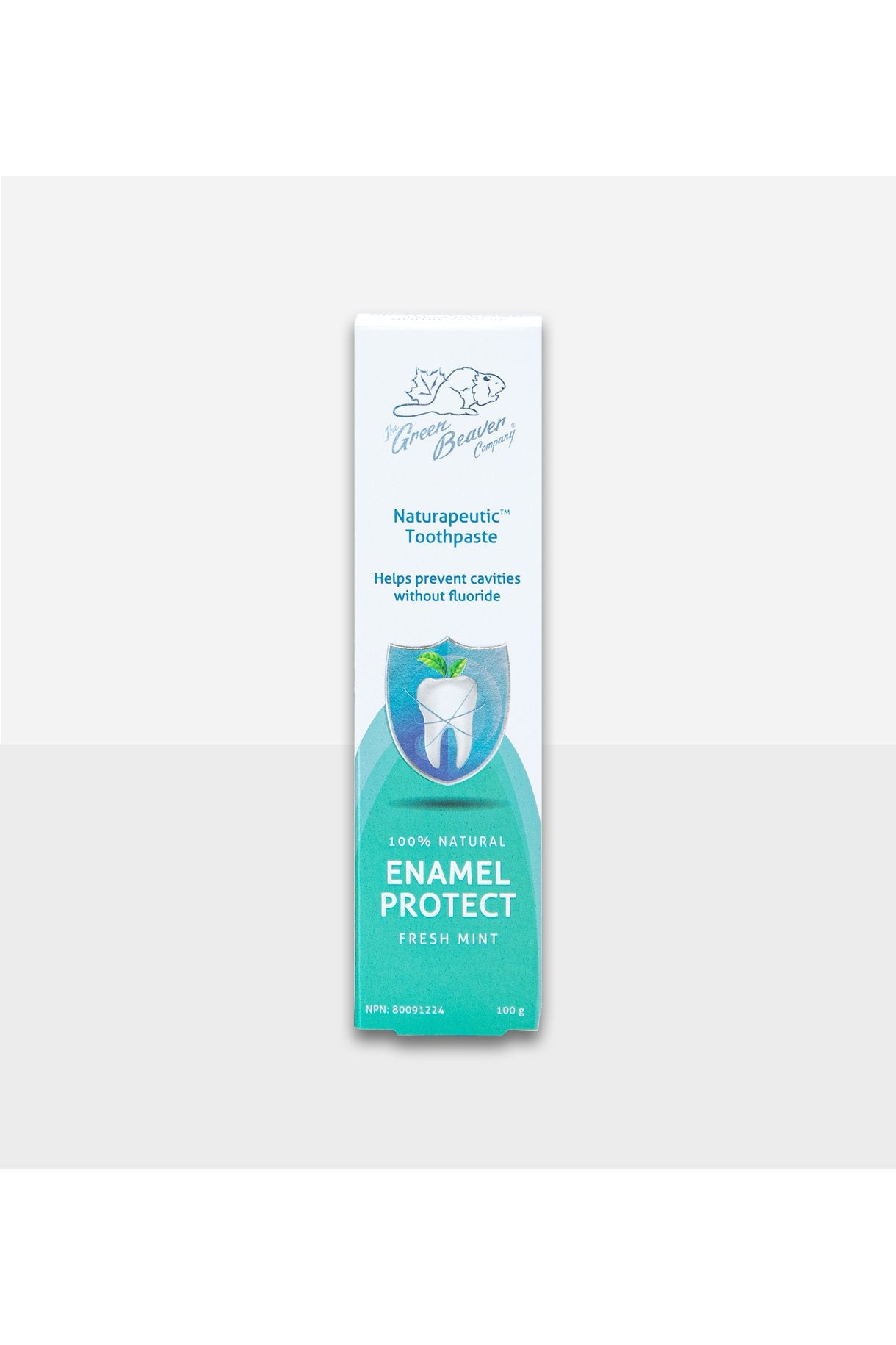 Green Beaver Naturapeutic Enamel Protect Toothpaste - Fresh Mint Flavour 100g