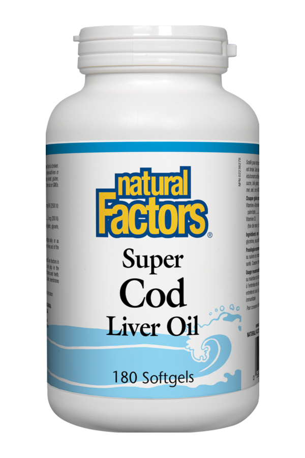 Natural Factors Super Cod Liver Oil 180s