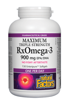 Natural Factors RxOmega-3 900 mg 150s