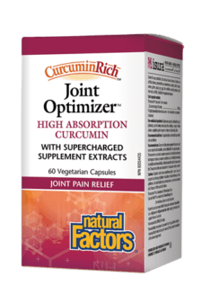 Natural Factors CurcuminRich Joint Optimizer High Absorption Curcumin 60s