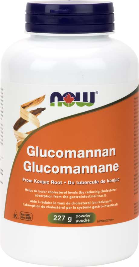 NOW Glucomannan Pure Powder - from Konjac Root 227g