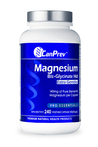 CanPrev Magnesium Bis-Glycinate 140 Extra Gentle 240s