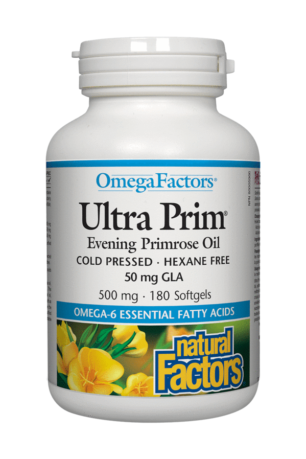 Natural Factors Ultra Prim Oil 500 mg 180s