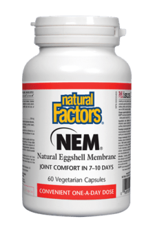Natural Factors NEM Natural Eggshell Membrane 60s