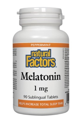 Natural Factors Melatonin 1mg 90s