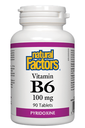 Natural Factors Vitamin B6 100 mg 90s