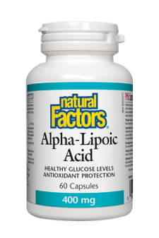 Natural Factors Alpha-Lipoic Acid 400 mg 60s